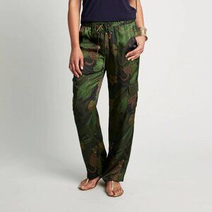 Jungle print cargo pants NWOT